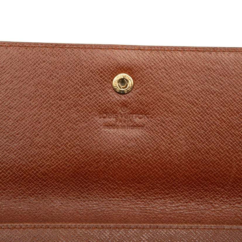 Louis Vuitton Monogram Passport Organizer Wallet Brown Good condition - Box View