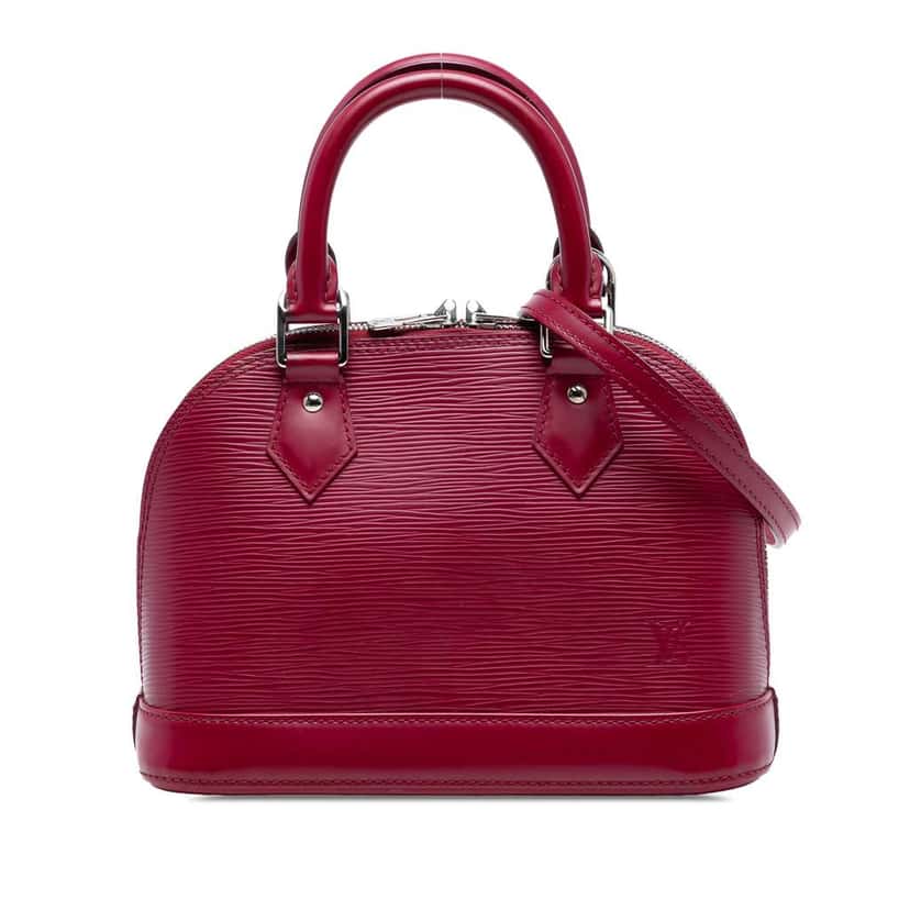 Louis Vuitton Epi Alma BB Pink Leather Good condition - Front View