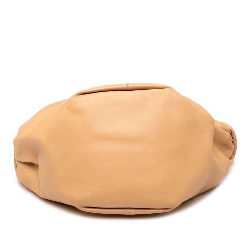 Bottega Veneta Mini Calfskin Double Knot Bag Brown Leather Good condition - Inside View