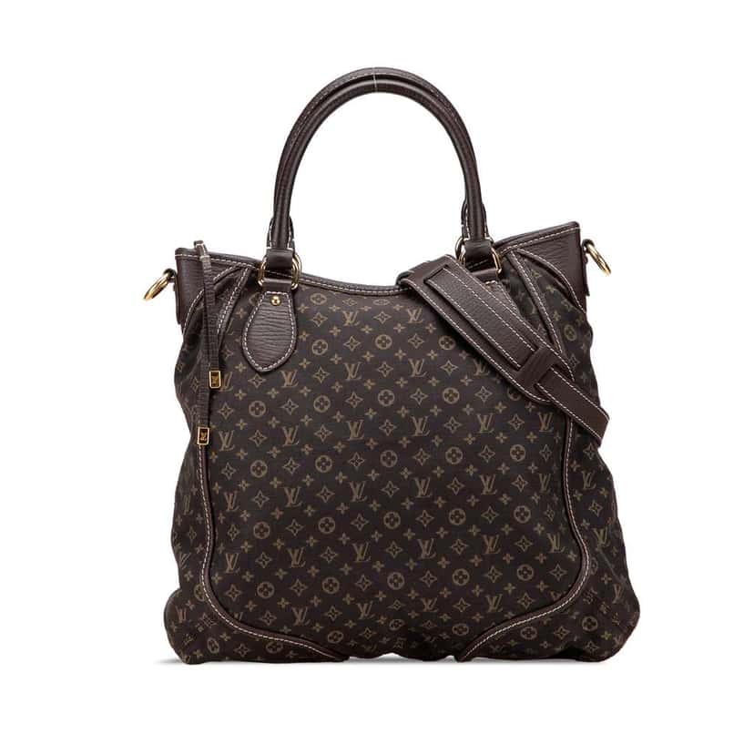 Louis Vuitton Monogram Mini Lin Besace Angele Brown Canvas Good condition - Front View