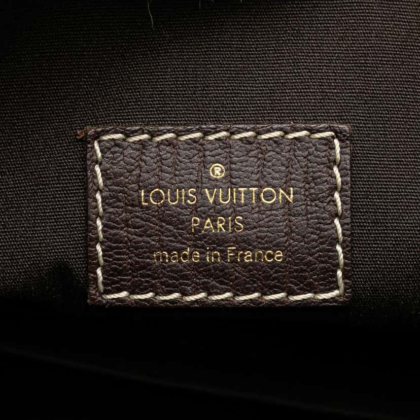 Louis Vuitton Monogram Mini Lin Besace Angele Brown Canvas Good condition - Box View