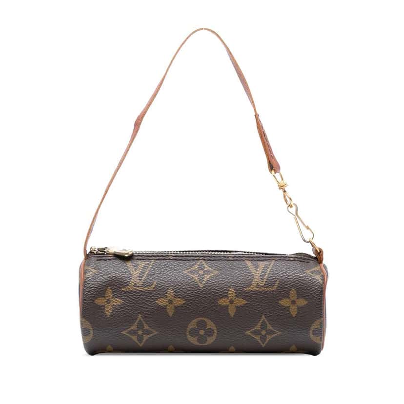 Louis Vuitton Monogram Papillon Pochette Brown Good condition - Front View