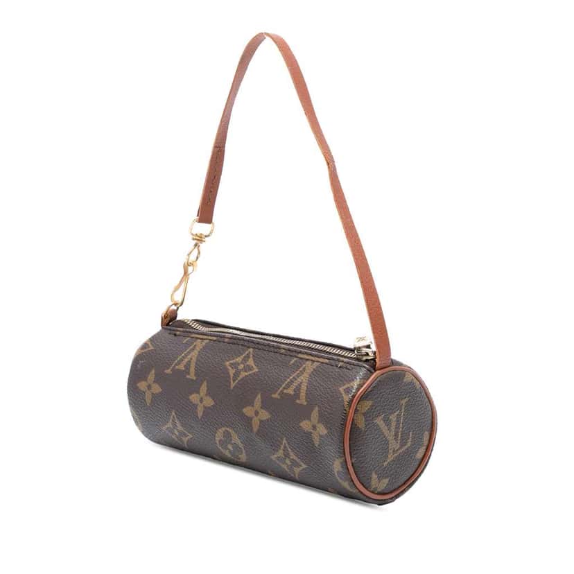 Louis Vuitton Monogram Papillon Pochette Brown Good condition - Back View