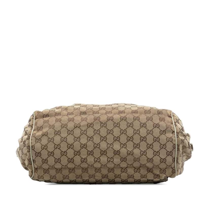 Gucci GG Canvas Sukey Satchel Brown Canvas Good condition - Inside View