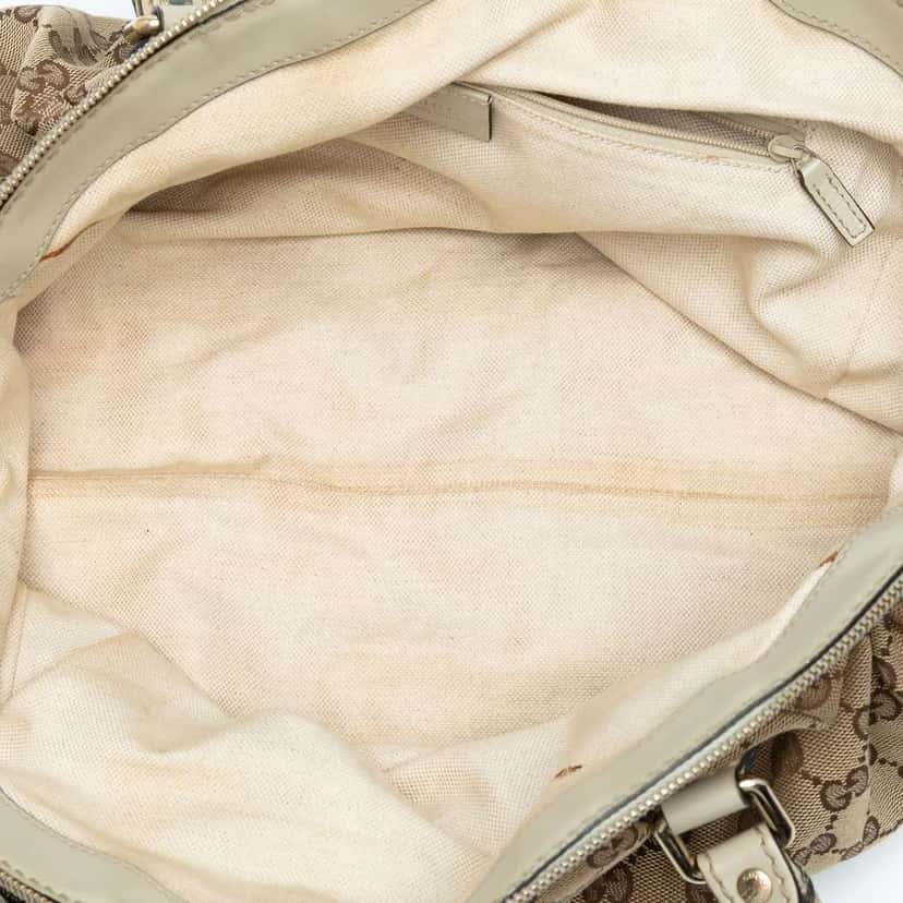 Gucci GG Canvas Sukey Satchel Brown Canvas Good condition - Model View