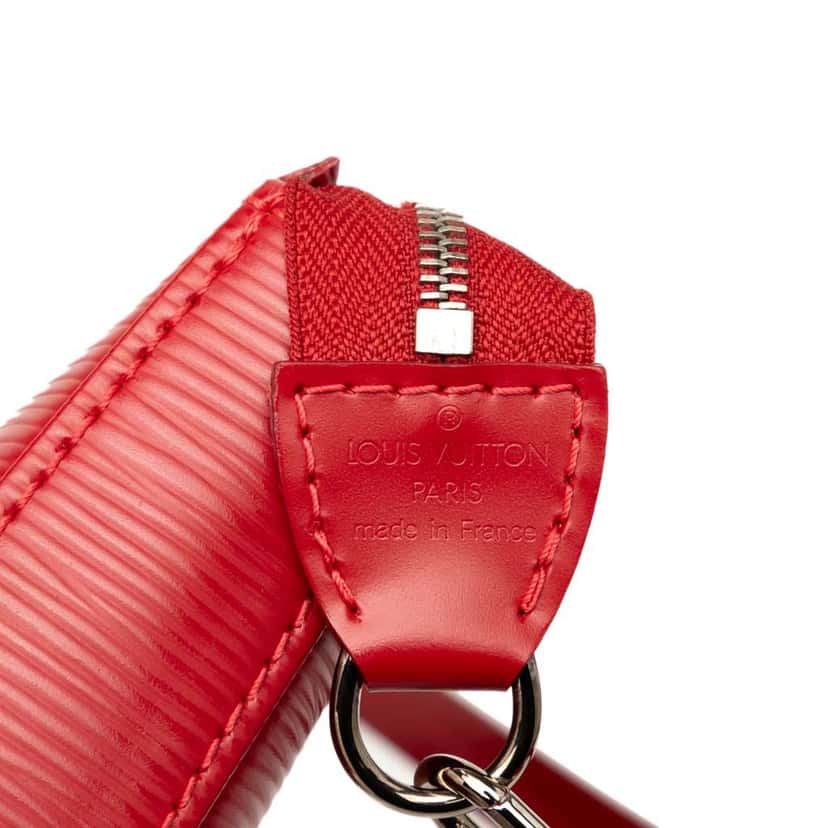 Louis Vuitton Epi Pochette Accessoires Red Leather Good condition - Box View