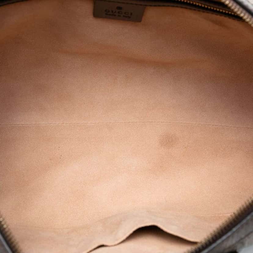 Gucci Medium GG Supreme Ophidia Top Handle Bag Brown Canvas Good condition - Model View