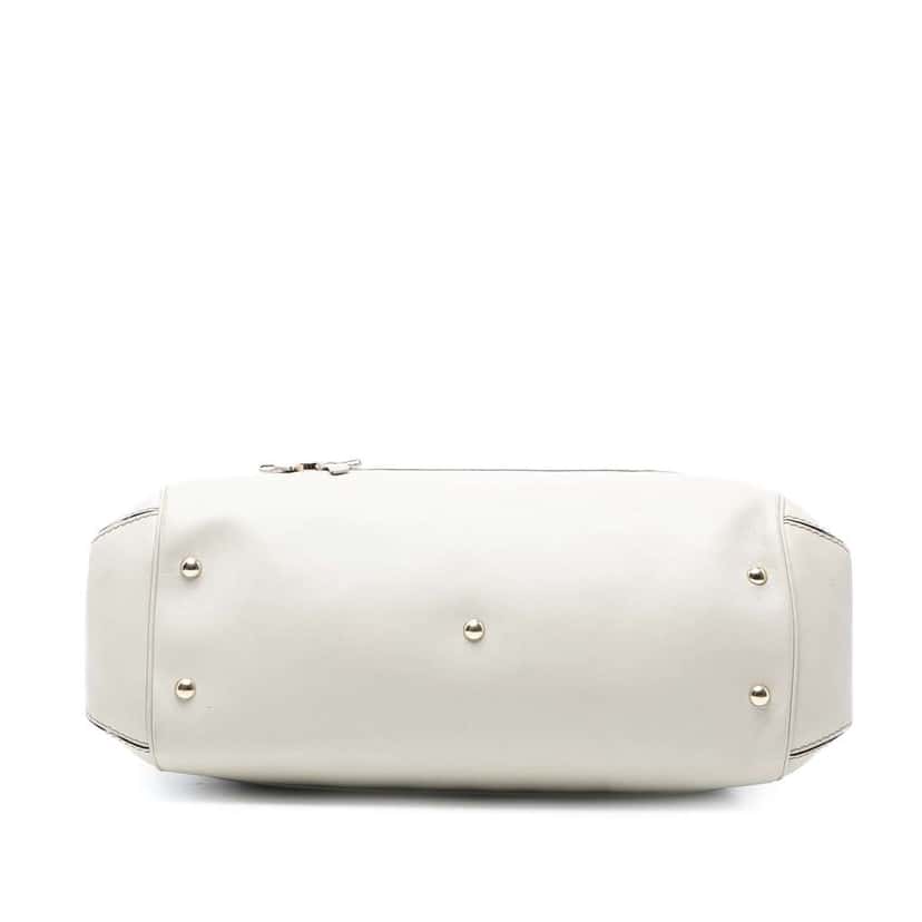 Gucci Guccissima Mayfair Satchel White Leather Good condition - Inside View