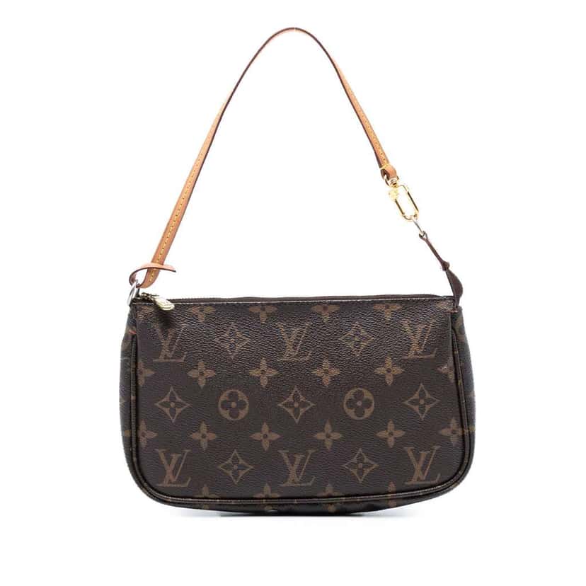 Louis Vuitton Monogram Pochette Accessoires Brown Good condition - Front View