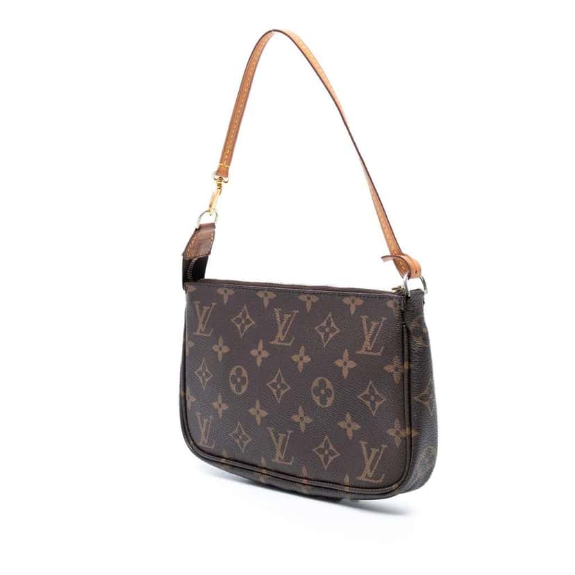 Louis Vuitton Monogram Pochette Accessoires Brown Good condition - Back View