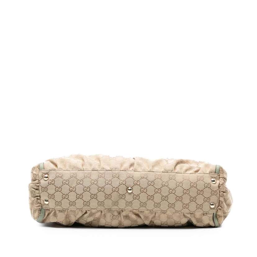 Gucci GG Canvas Abbey D Ring Tote Brown Canvas Good condition - Inside View