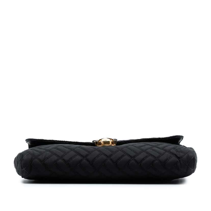 Prada Impuntu Tessuto Chain Crossbody Black Good condition - Inside View