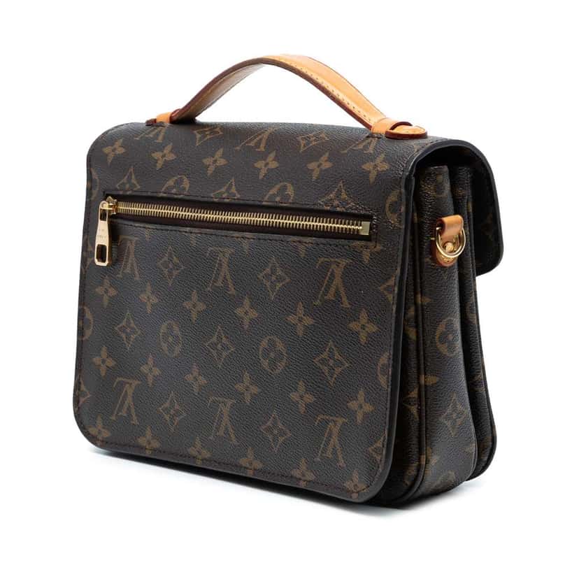 Louis Vuitton Monogram Pochette Metis Brown Good condition - Back View