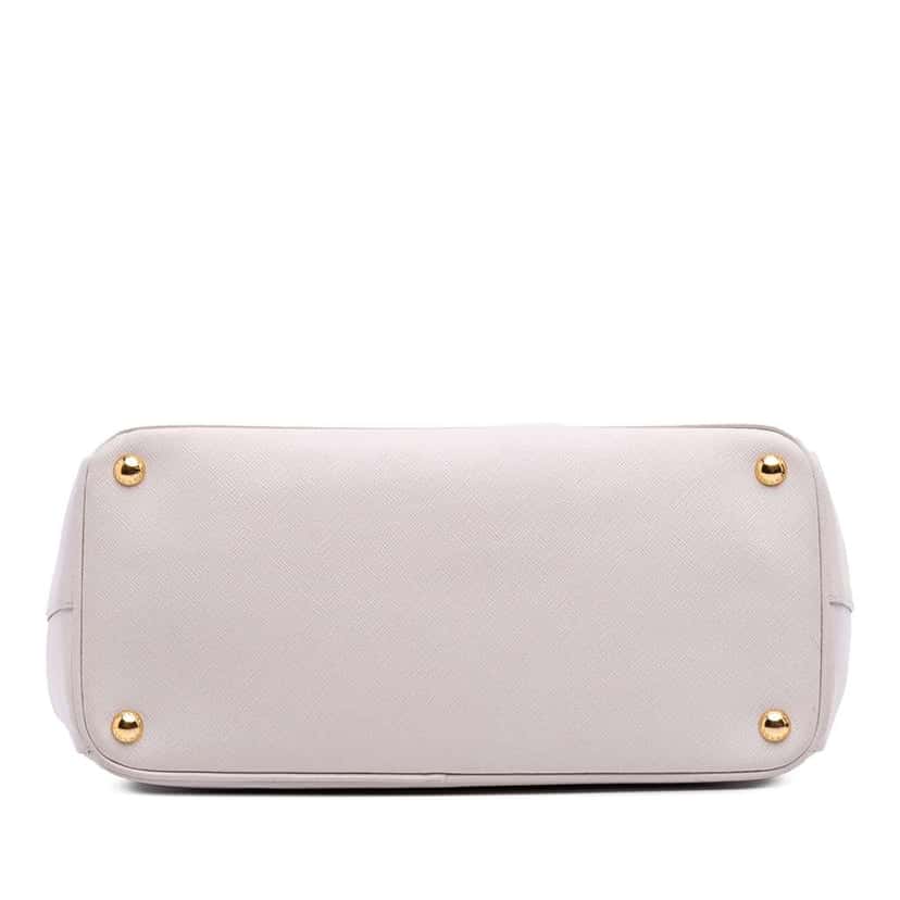 Prada Saffiano Lux Parabole Tote White Leather Good condition - Inside View