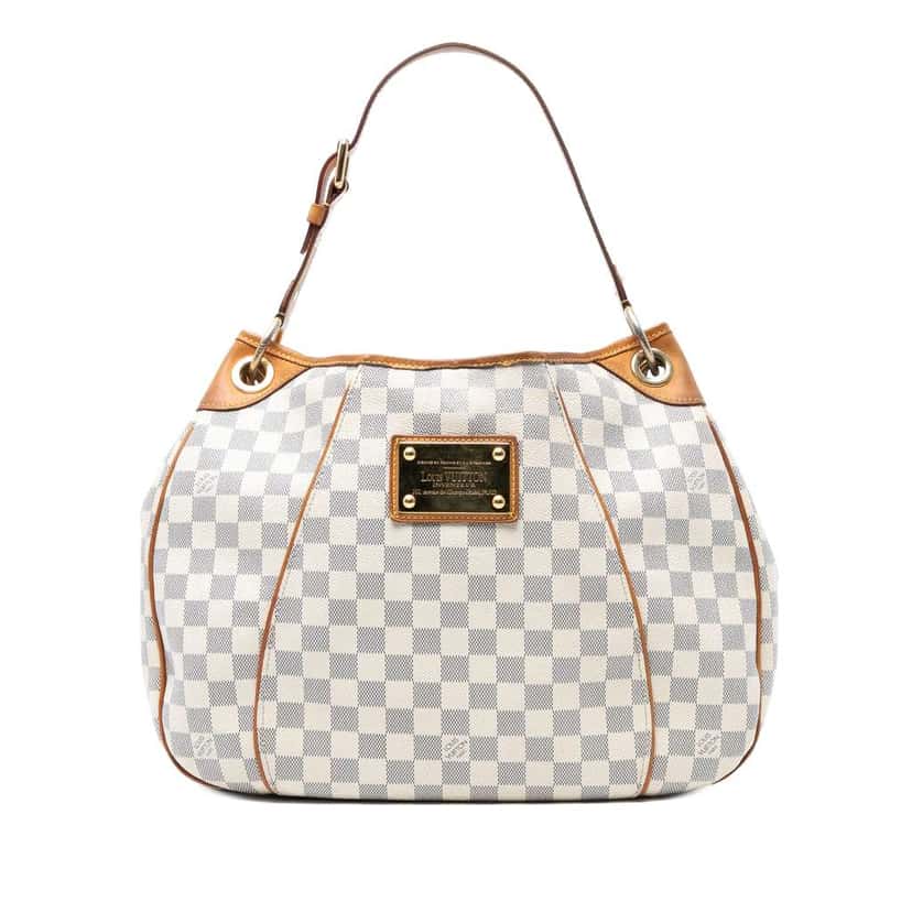Louis Vuitton Damier Azur Galliera PM White Good condition - Front View