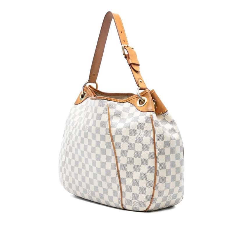 Louis Vuitton Damier Azur Galliera PM White Good condition - Back View