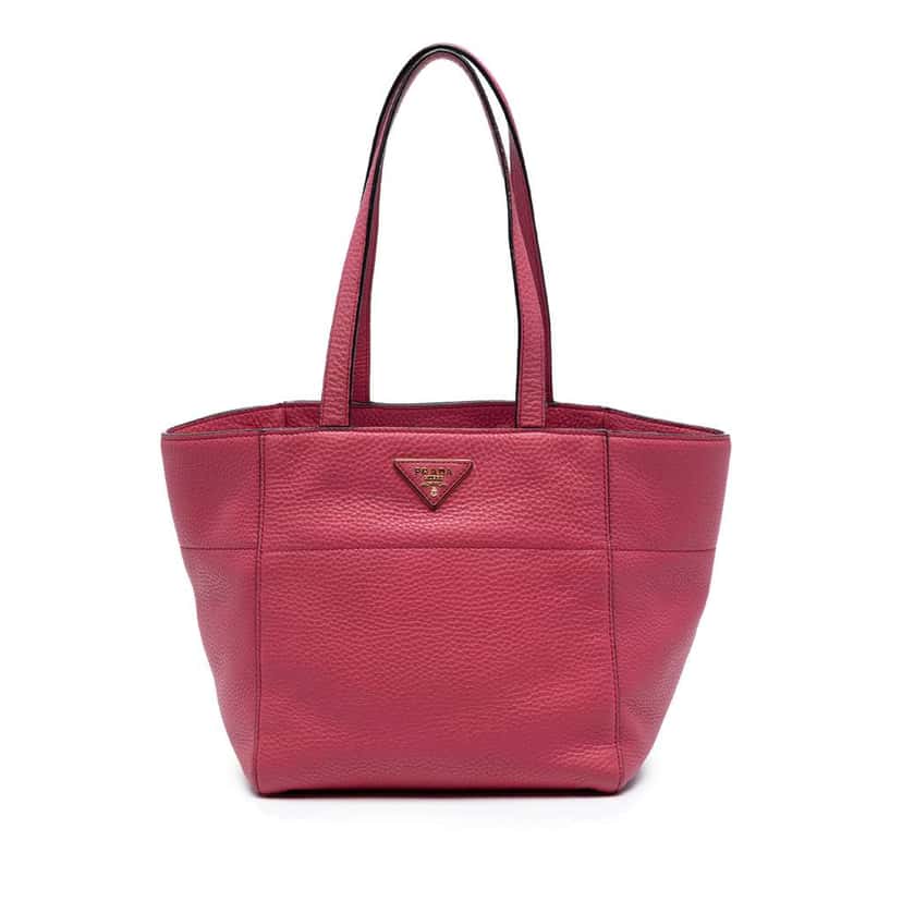 Prada Vitello Daino Tote Pink Leather Very good condition - Front View