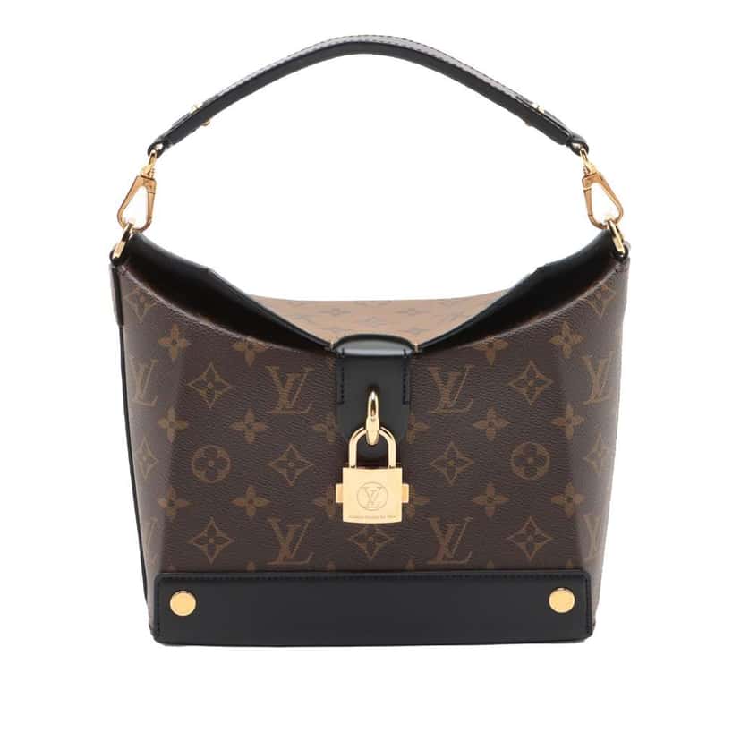 Louis Vuitton Monogram Reverse Bento Box Brown Good condition - Front View