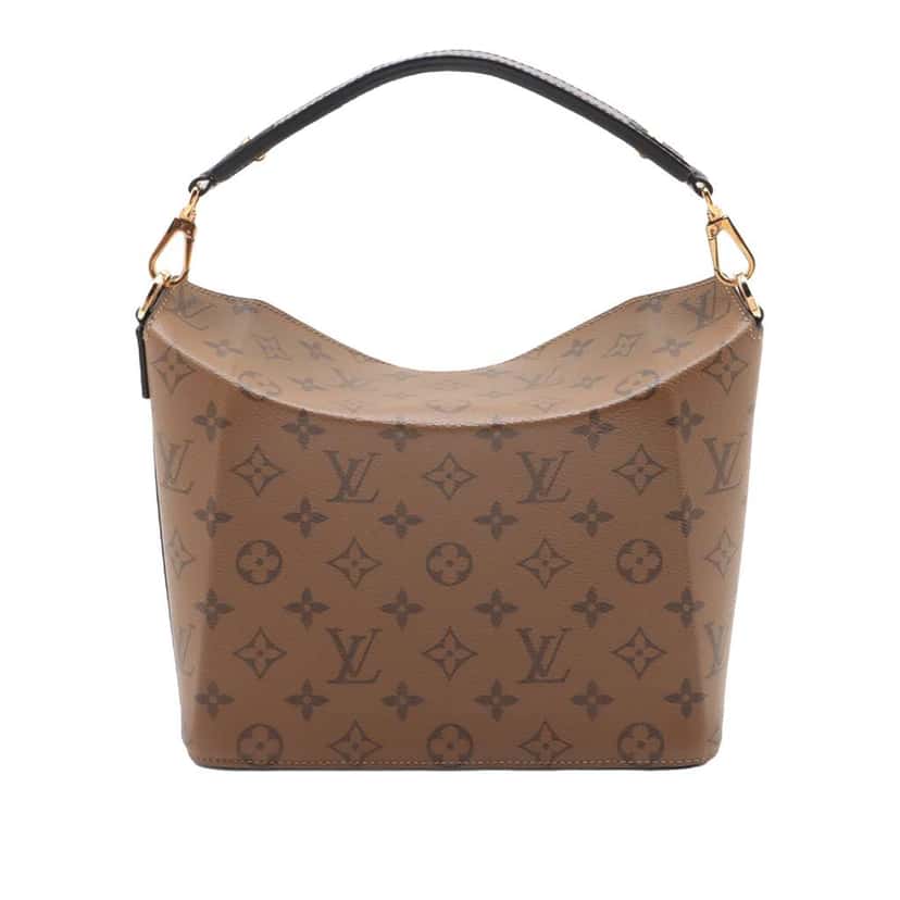 Louis Vuitton Monogram Reverse Bento Box Brown Good condition - Back View