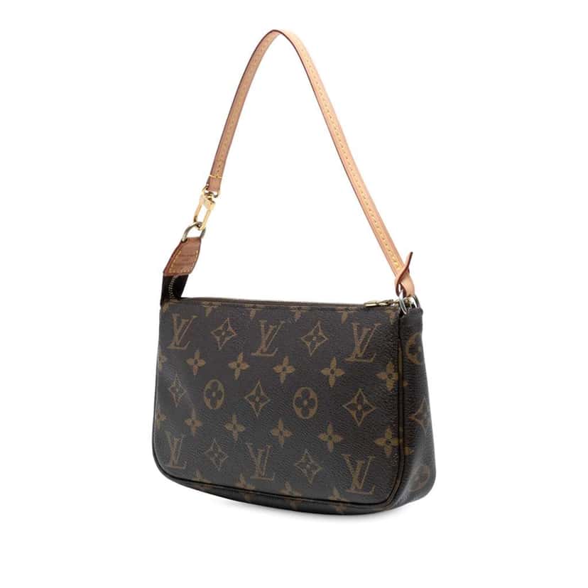 Louis Vuitton Monogram Pochette Accessoires Brown Good condition - Back View