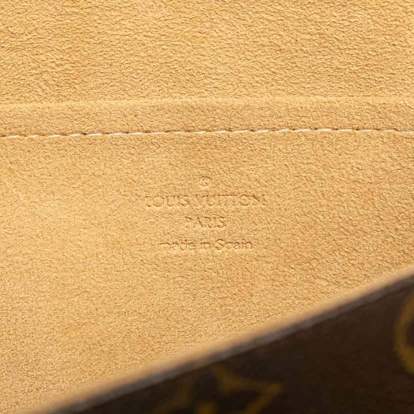 Louis Vuitton Monogram Pochette Twin GM Brown Canvas Very good condition - Box View