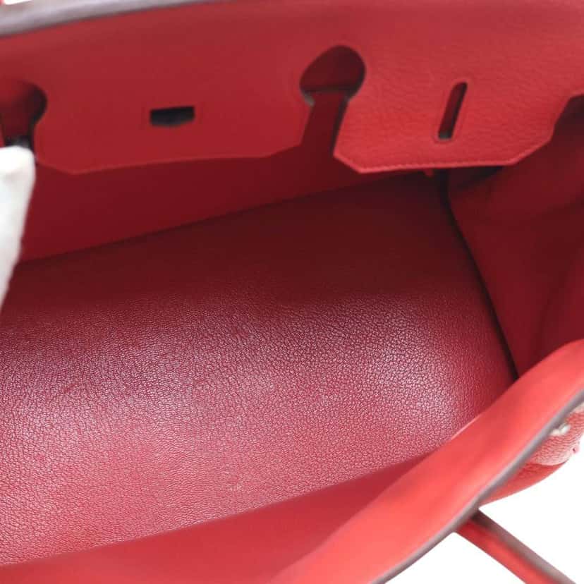 Hermès Clemence Birkin Retourne 35 Pink Leather Good condition - Box View