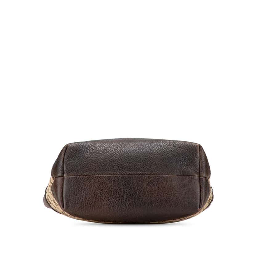 Gucci GG Canvas Laidback Crafty Tote Brown Canvas Good condition - Inside View