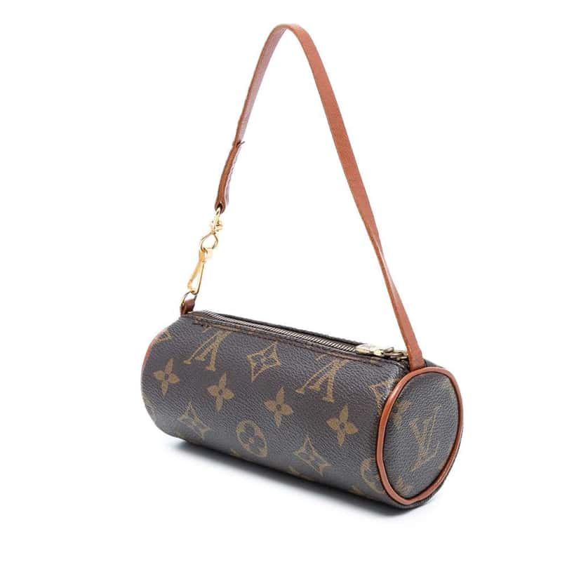 Louis Vuitton Monogram Papillon Pochette Brown Good condition - Back View