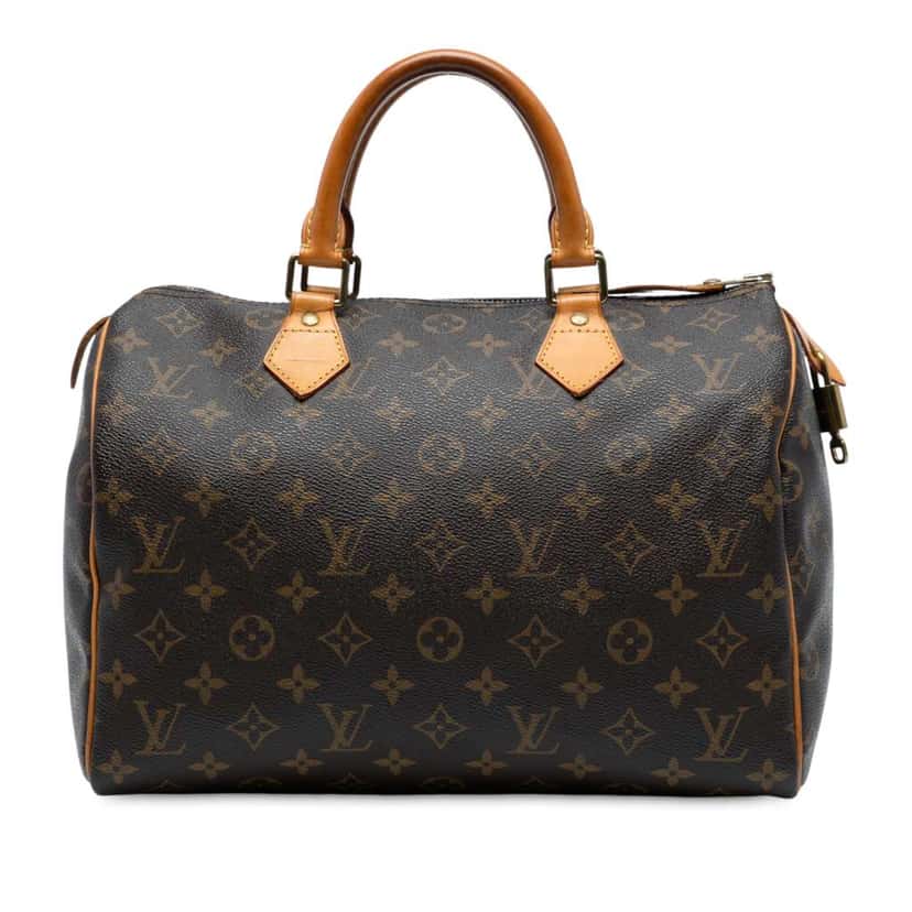 Louis Vuitton Monogram Speedy 30 Brown Good condition - Front View