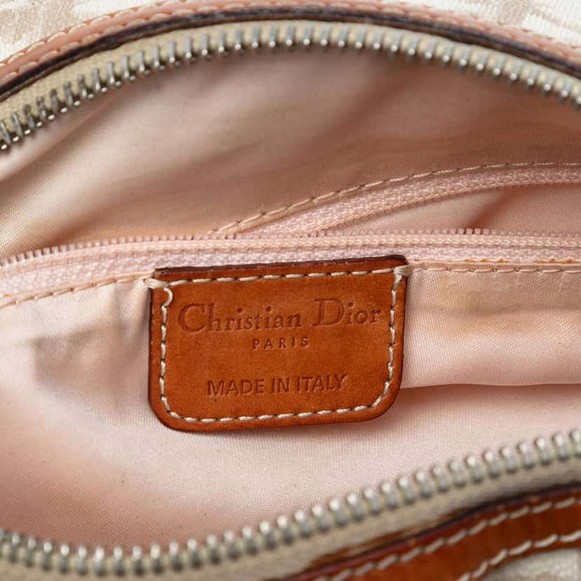 Dior Diorissimo Trotter Coated Canvas Romantique Handbag Brown Canvas Good condition - Box View