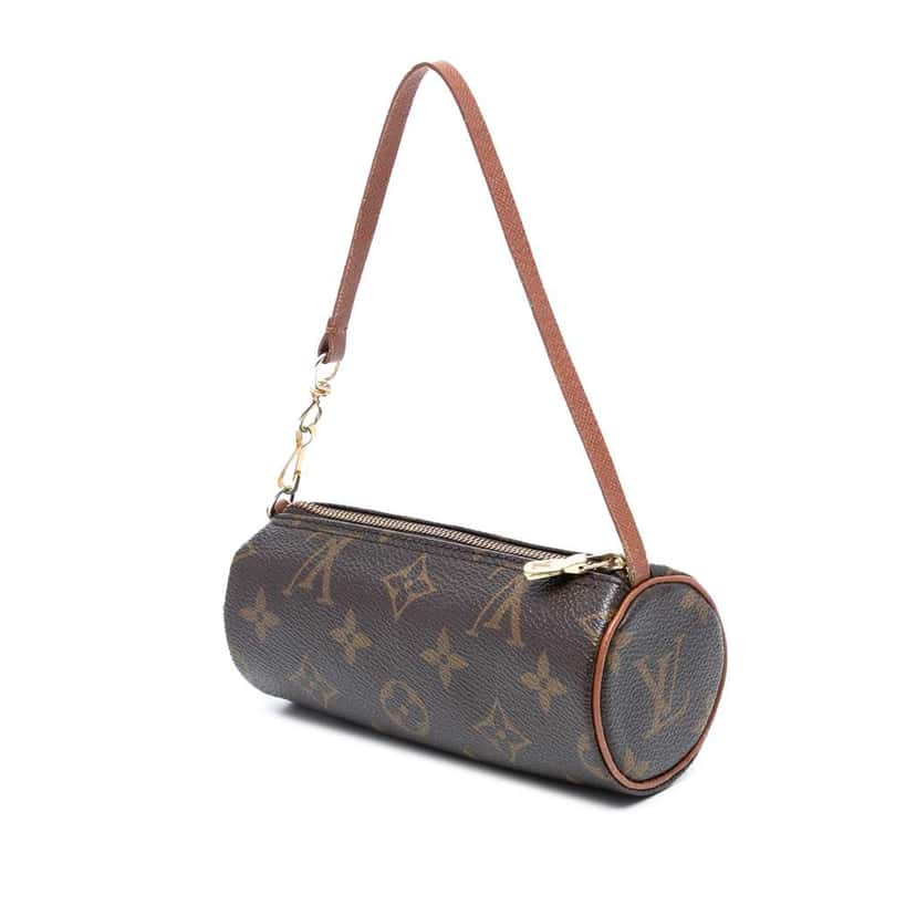 Louis Vuitton Monogram Papillon Pochette Brown Good condition - Back View