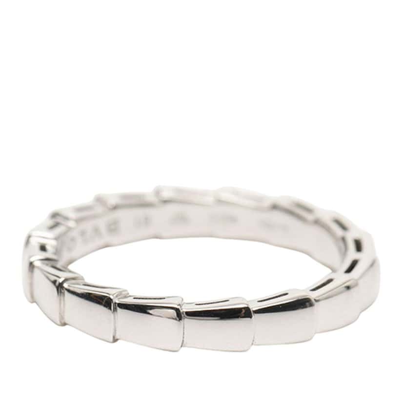 Bvlgari 18K White Gold Serpenti Viper Ring Silver White Gold Good condition - Inside View