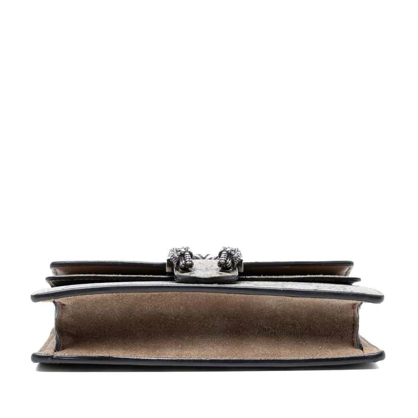 Gucci Mini GG Supreme Dionysus Crossbody Brown Canvas Good condition - Inside View