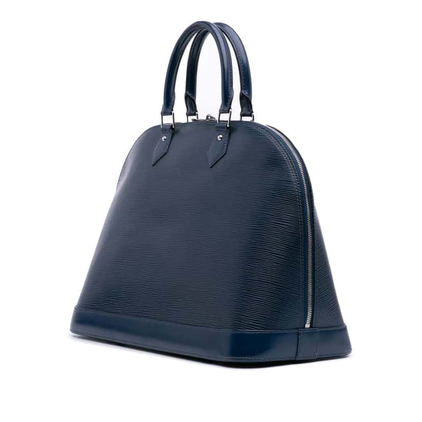 Louis Vuitton Epi Alma GM Blue Leather Good condition - Back View
