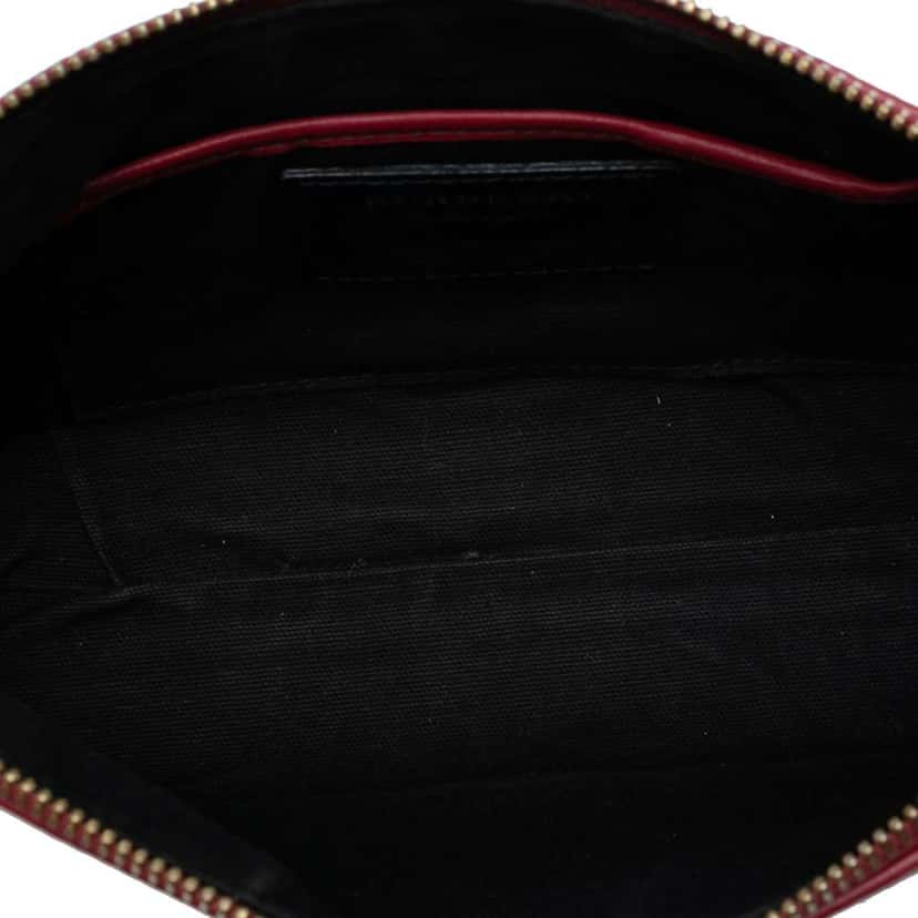 Burberry House Check Canvas Abindon Convertible Clutch Brown Canvas Good condition - Model View
