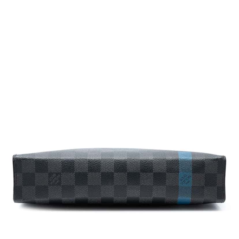 Louis Vuitton Damier Graphite Stripe Pochette Voyage MM Black Good condition - Inside View