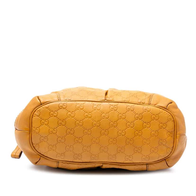 Gucci Guccissima Sukey Satchel Yellow Leather Very good condition - Inside View