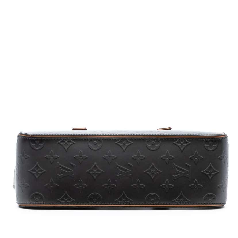 Louis Vuitton Monogram Mat Shelton Grey Leather Good condition - Inside View