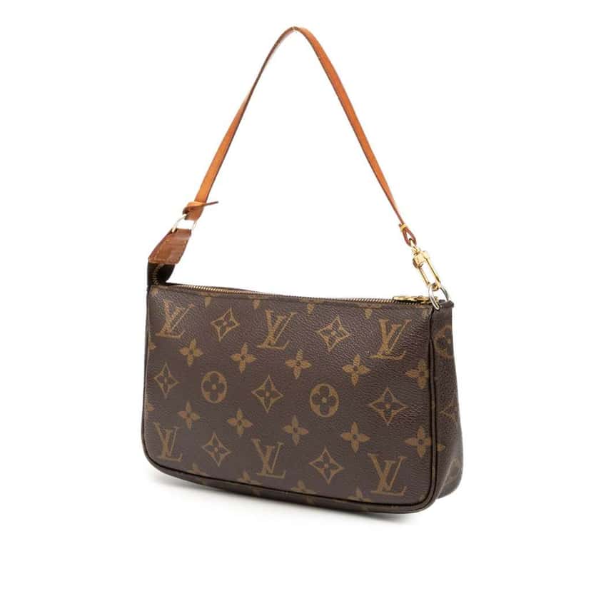 Louis Vuitton Monogram Pochette Accessoires Brown Good condition - Back View