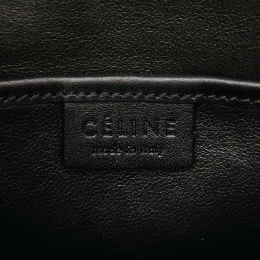 Celine Nano Tricolor Nubuck and Drummed Calfskin Luggage Tote Brown Leather Good condition - Box View