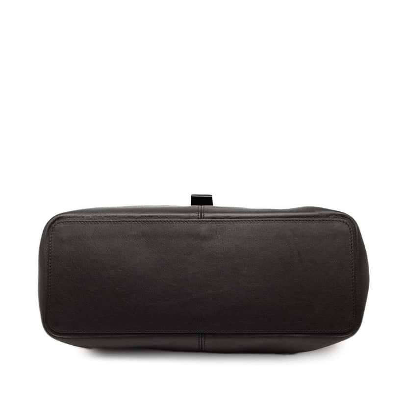 Loewe Nappa Clutch Black Leather Good condition - Inside View