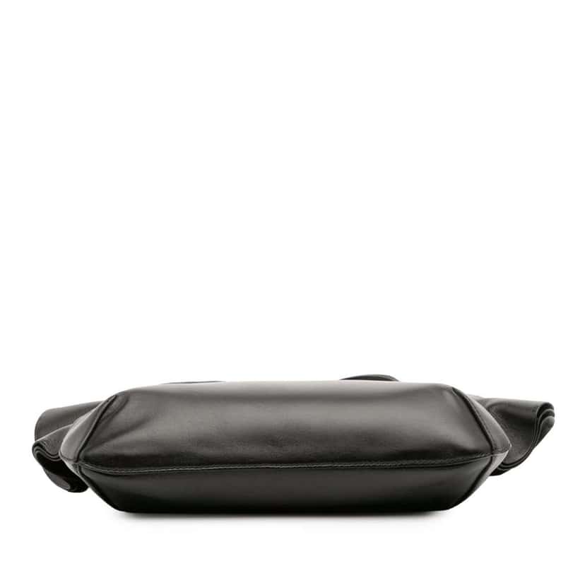 Valentino Small Nappa Atelier 04 Rouches Edition Hobo Black Leather Good condition - Inside View