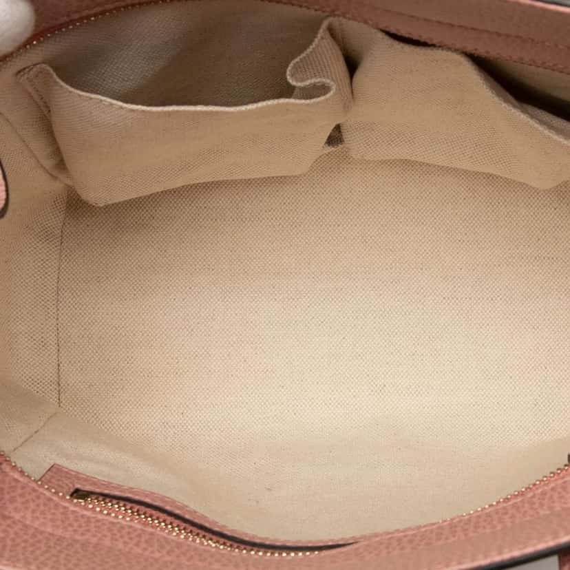 Gucci Mini Leather Swing Satchel Pink Leather Good condition - Model View
