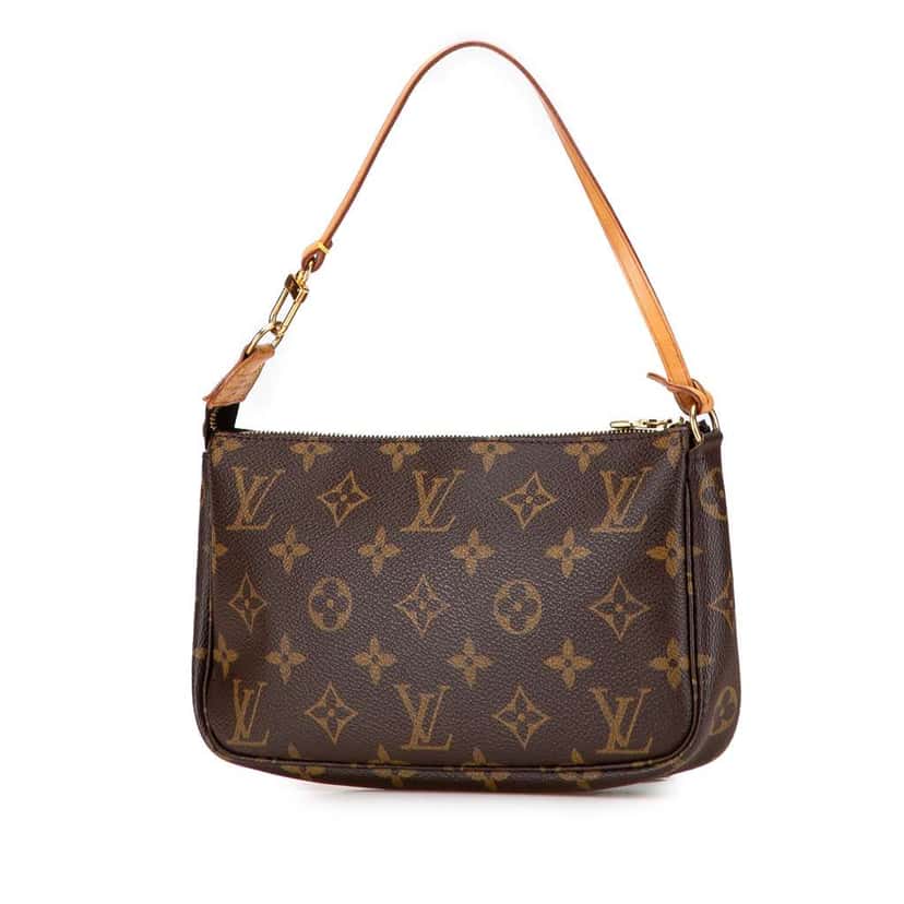 Louis Vuitton Monogram Pochette Accessoires Brown Good condition - Back View