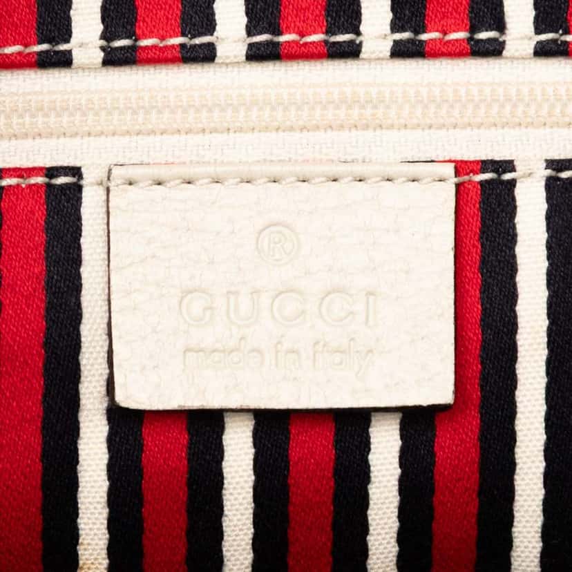 Gucci 85th Anniversary Canvas Logo Abbey D Ring Tote Blue Canvas Very good condition - Box View