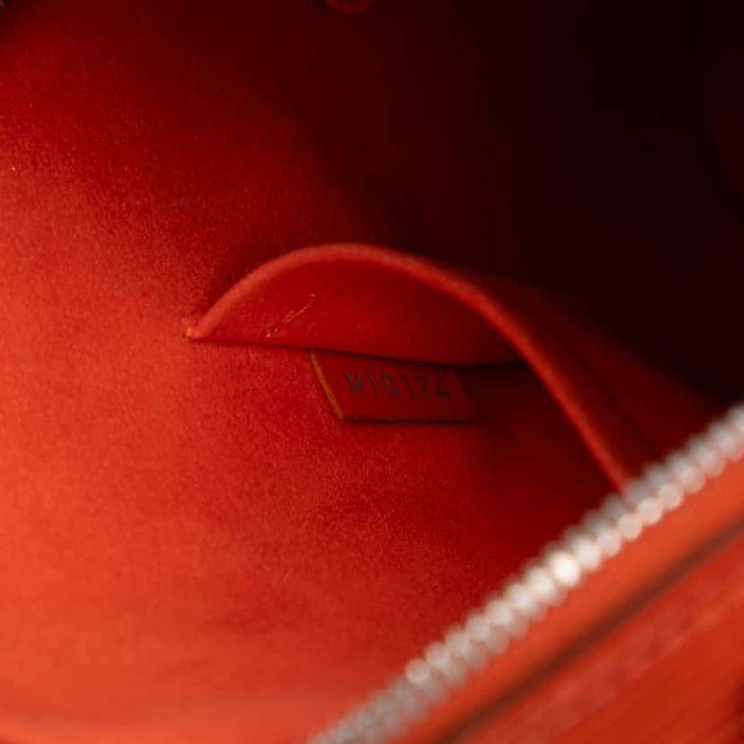 Louis Vuitton Epi Alma PM Orange Leather Good condition - Box View