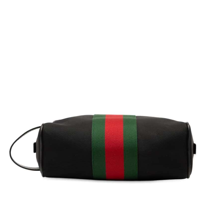 Gucci Techno Web Canvas Clutch Black Canvas Good condition - Inside View