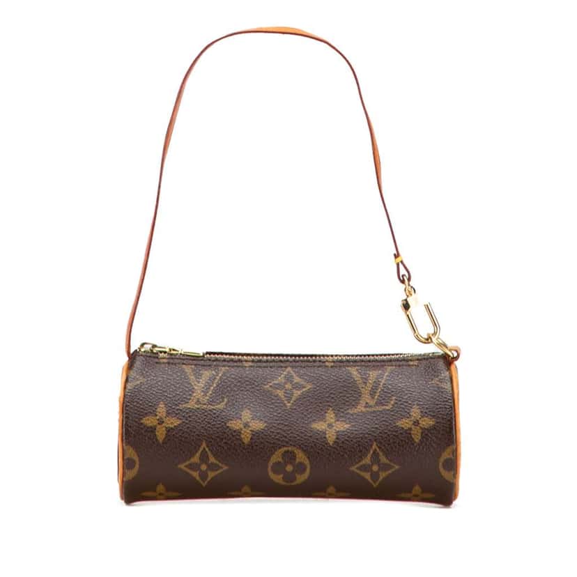 Louis Vuitton Monogram Papillon Pochette Brown Good condition - Front View