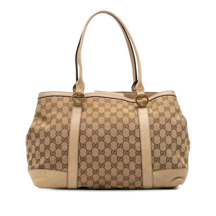 Gucci GG Canvas Miss GG Tote Brown Canvas Good condition - Front View