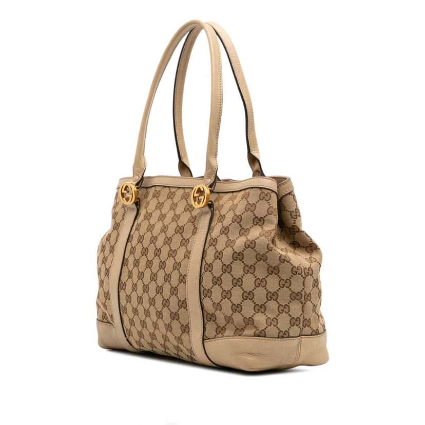 Gucci GG Canvas Miss GG Tote Brown Canvas Good condition - Back View